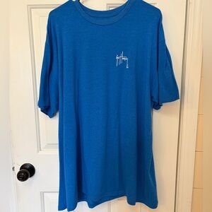 Guy Harvey Blue Short-Sleeve Logo Tee